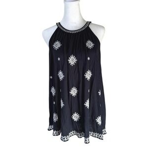 LOFT Embroidered Halter Neck Tank Top  XL